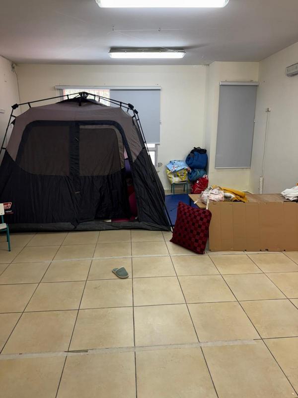 Children in the shelter during the war